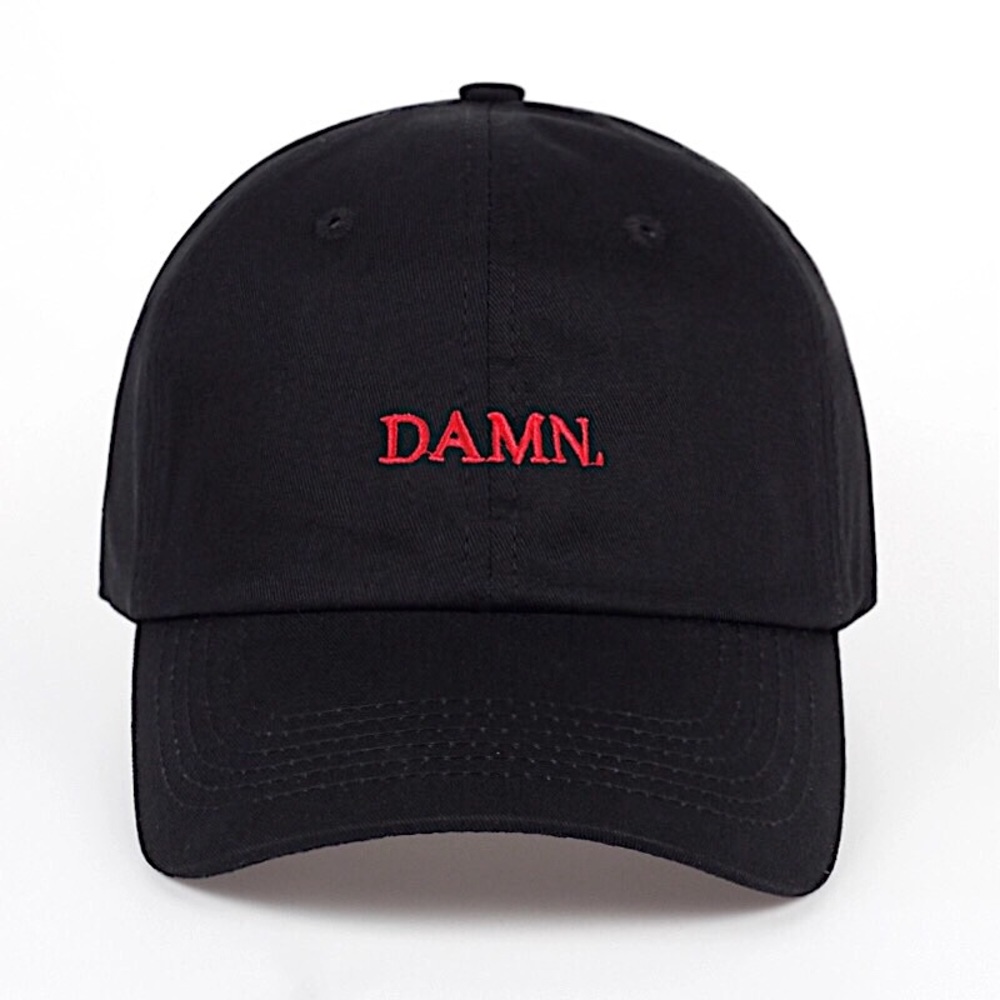“Damn” Baseball Cap (Black) - Picture 1 of 5